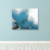 Hartengevulde gletsjer canvas afdruk (Insitu (Houten vloer))