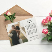 HartenGroenprint Afdruk Huwelijksdankjewel Bedankkaart