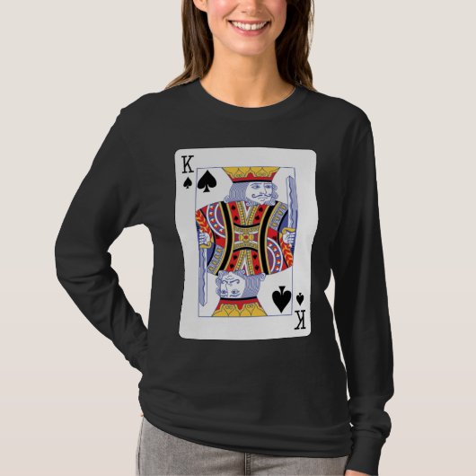 Hartenheer Speelkaart T-shirt (Voorkant)