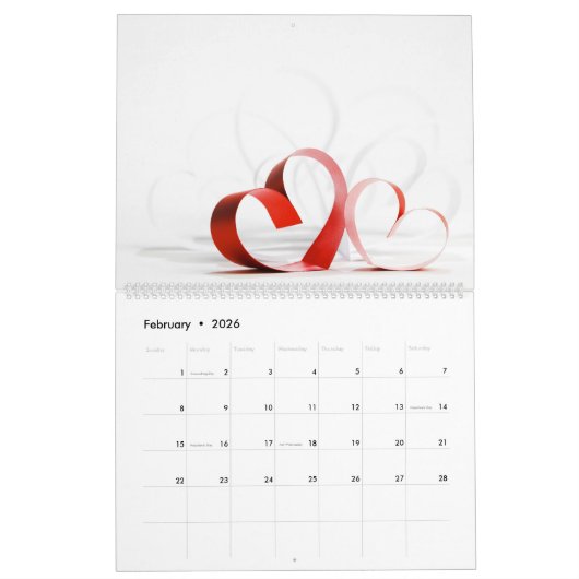 Hartenkalender Kalender (Feb 2026)