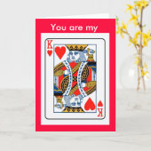 Hartenkoning Kaart (Gele Bloem)