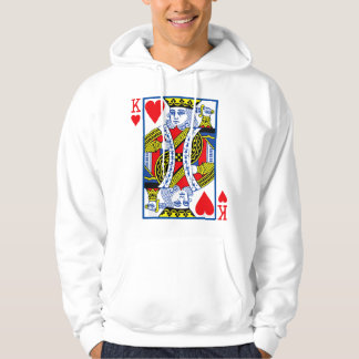 Hartenkoning Kostuum Speelkaart Poker Hoodie