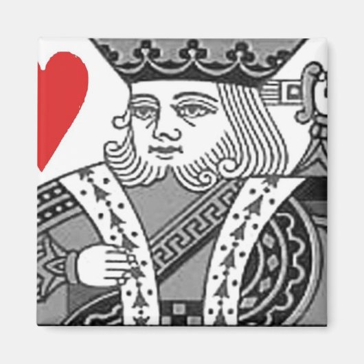 hartenkoning magneet (Voorkant)