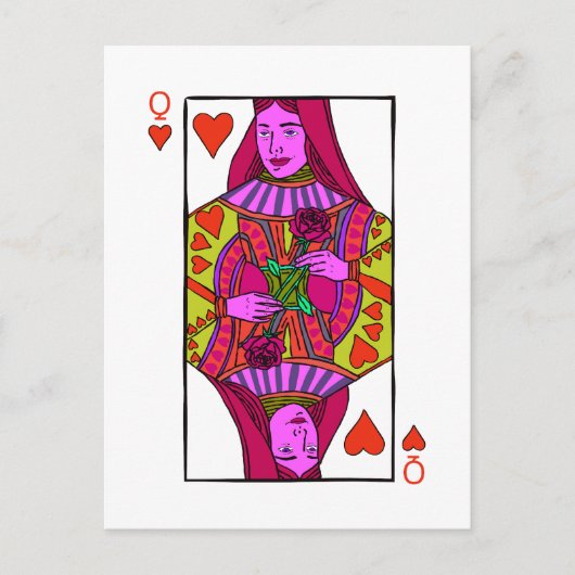 Hartenkoningin Aankondigingskaart (Voorkant)