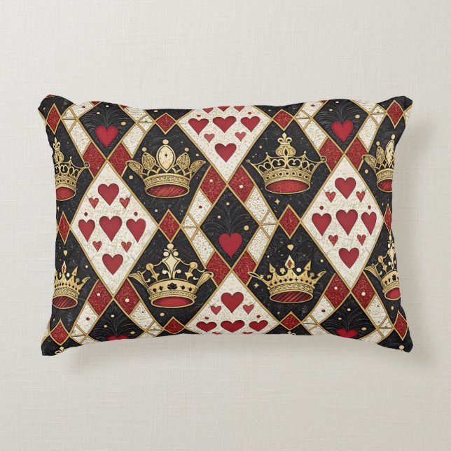Hartenkoningin Accent Kussen (Voorkant)