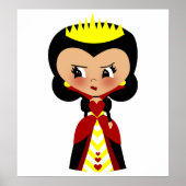 Hartenkoningin - Alice's avonturen in Wonderland Poster (Voorkant)