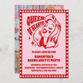 Hartenkoningin Bachelorette Kaart (Voorkant / Achterkant)