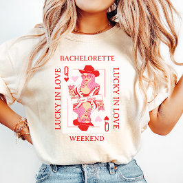 Hartenkoningin Bachelorette Lullige T-shirt Op Maa