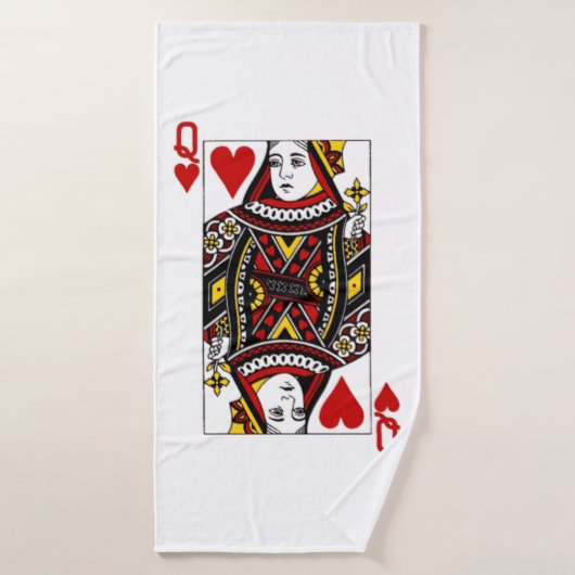 Hartenkoningin bad handdoek (Badhanddoek)