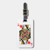 Hartenkoningin Bagagelabel (Voorkant verticaal)