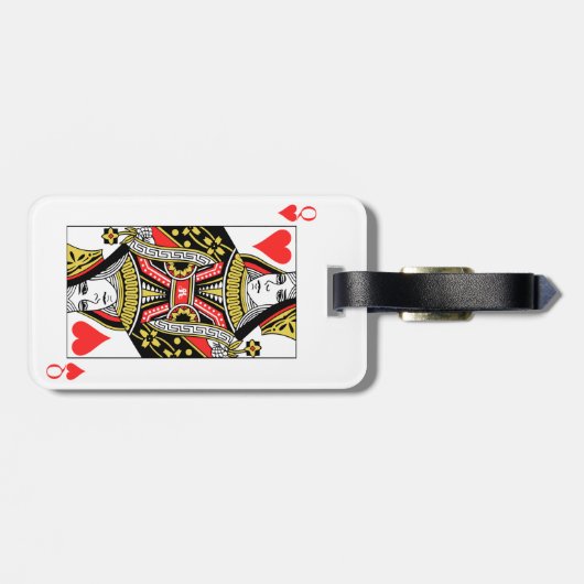 Hartenkoningin Bagagelabel (Achterkant horizontaal)