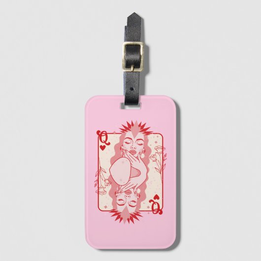 Hartenkoningin Bagagelabel (Voorkant (verticaal))