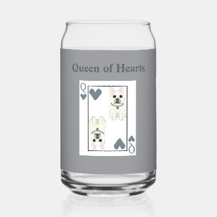 Hartenkoningin Blikvorm Glas