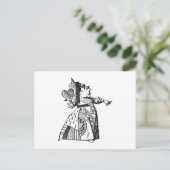 Hartenkoningin Briefkaart (Staand voorkant)