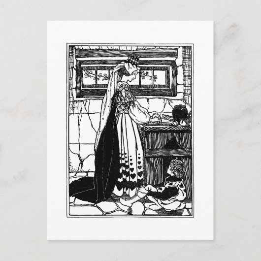 Hartenkoningin Briefkaart (Voorkant)