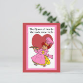 Hartenkoningin Briefkaart (Staand voorkant)