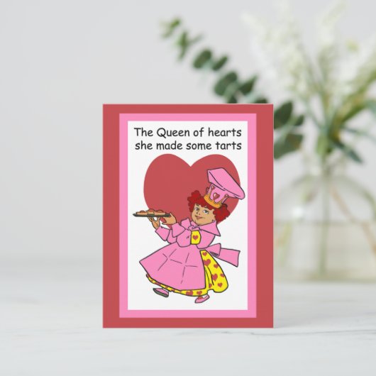 Hartenkoningin Briefkaart (Staand voorkant)
