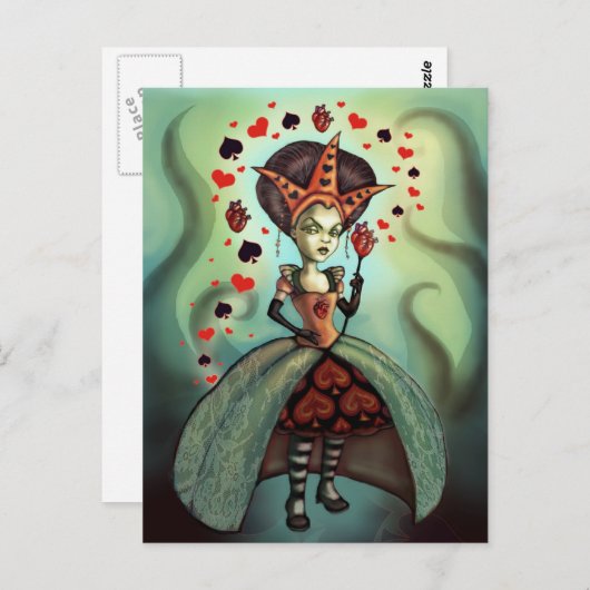 Hartenkoningin Briefkaart (Voorkant / Achterkant)