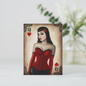 Hartenkoningin Briefkaart (Staand voorkant)