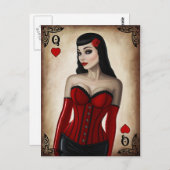 Hartenkoningin Briefkaart (Voorkant / Achterkant)