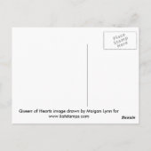 Hartenkoningin Briefkaart (Achterkant)