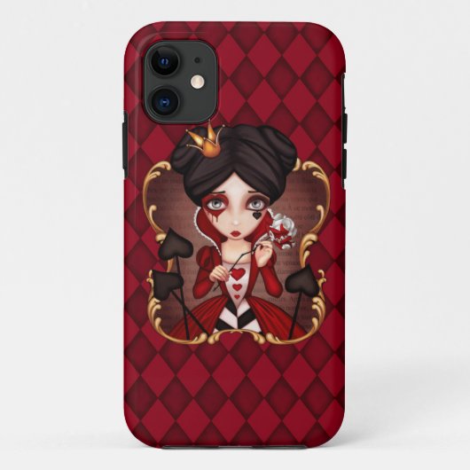 Hartenkoningin Case-Mate iPhone Case (Achterkant)