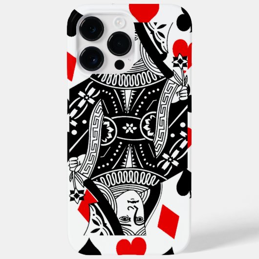 Hartenkoningin Case-Mate iPhone Case (Achterkant)