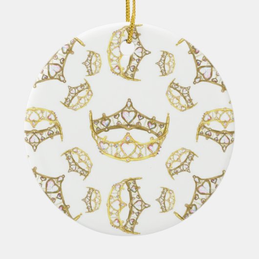 Hartenkoningin Crown Tiara Ornament (Voorkant)