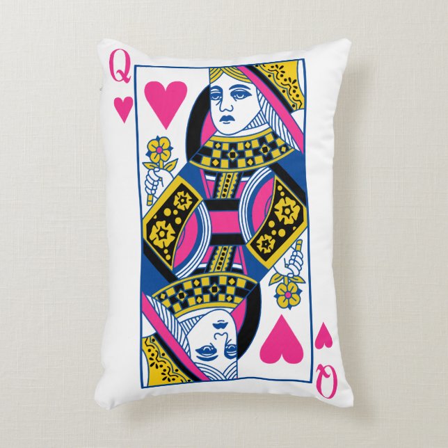 Hartenkoningin Decoratief Kussen (Voorkant(Verticaal))