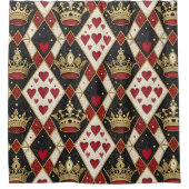 Hartenkoningin Douchegordijn (Voorkant)