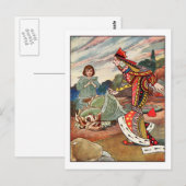Hartenkoningin en Griffin Briefkaart (Voorkant / Achterkant)