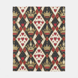 Hartenkoningin Fleece Deken