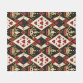 Hartenkoningin Fleece Deken (Voorkant (Horizontaal))