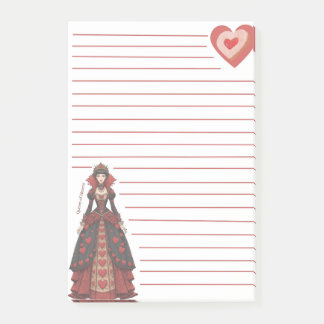 Hartenkoningin Gelijnd Post-it® Notes