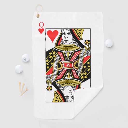 Hartenkoningin Golfhanddoek (Insitu)