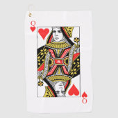 Hartenkoningin Golfhanddoek (Voorkant)