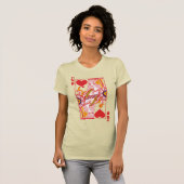 Hartenkoningin Grafisch  T-shirt (Voorkant volledig)