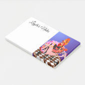 Hartenkoningin in theekopje Wonderland  Post-it® Notes (Schuin)