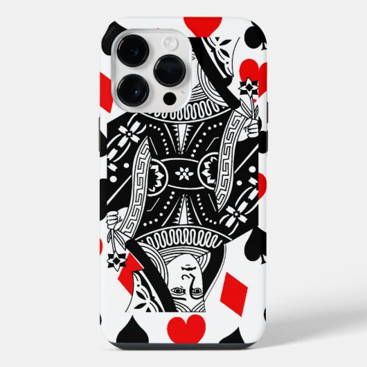 Hartenkoningin iPhone Hoesje (Achterkant)