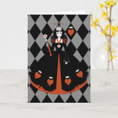 Hartenkoningin Kaart (Gele Bloem)