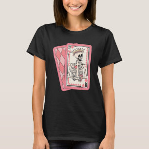 Hartenkoningin Kaart Gelukkige Valentijnsdag Manne T-shirt