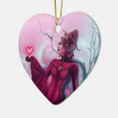Hartenkoningin Keramisch Ornament (Links)
