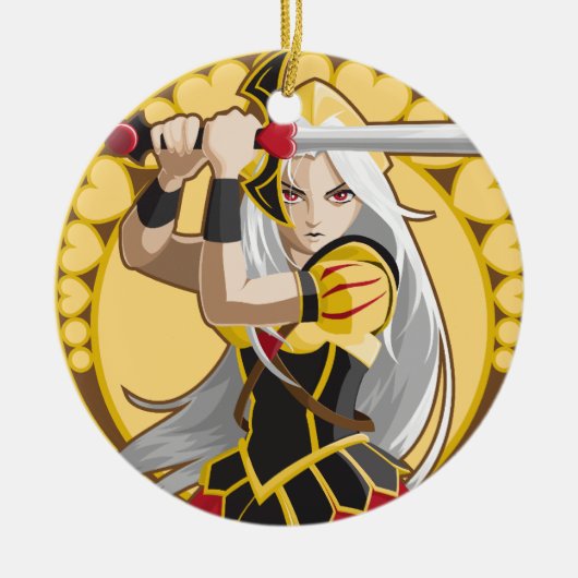 Hartenkoningin Keramisch Ornament (Voorkant)