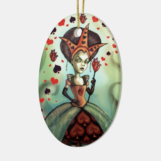 Hartenkoningin Keramisch Ornament (Links)