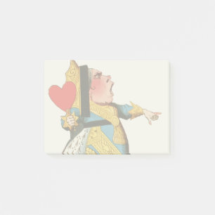 Hartenkoningin Klassieke Alice in Wonderland Post-it® Notes
