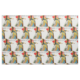 Hartenkoningin Klassieke Alice in Wonderland Stof