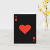 Hartenkoningin Kostuum Deck Kaarten Speelkaart (Gele Bloem)