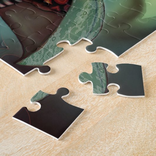 Hartenkoningin Legpuzzel (Zijkant)