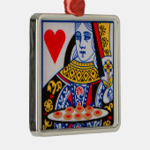 Hartenkoningin maakte wat tarts metalen ornament (Rechts)