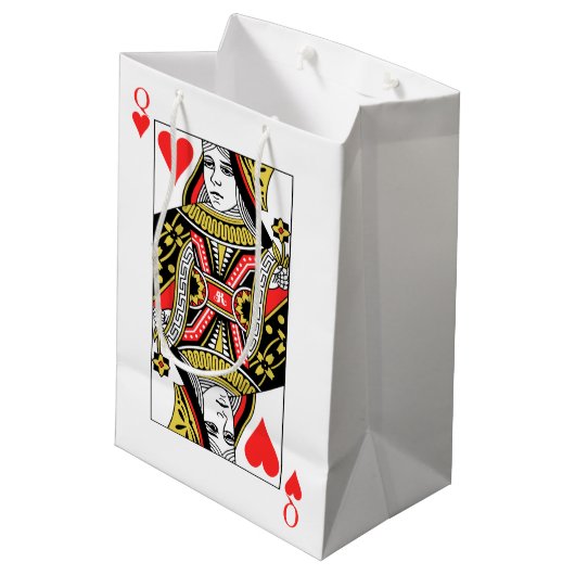 Hartenkoningin Medium Cadeauzakje (Achterkant Gekanteld)